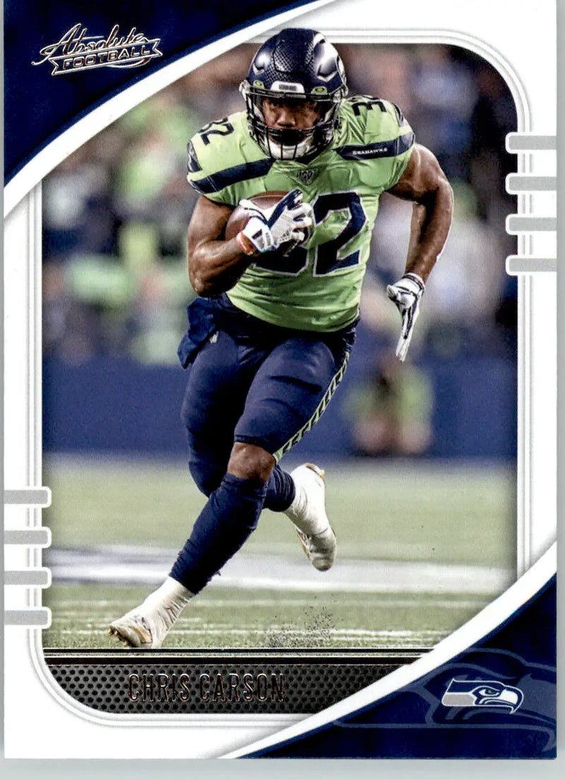 Chris Carson - 2020 Panini Absolute - #82 - Retail Football