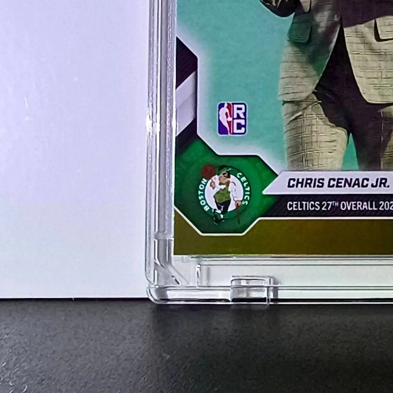Chris Cenac Jr. Rookie 2026-27 Topps NBA Draft CCEN Gold Foil 31/50 Card Celtics - Basketball Card Single