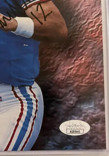 Chris Chandler Autographed Signed Magazine NFL Photo with JSA COA Houston Oilers Auto
