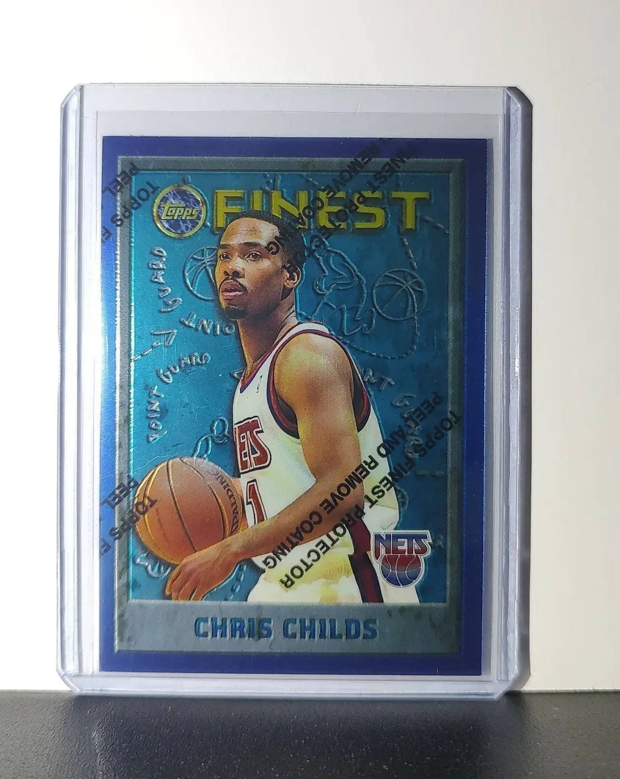 Chris Childs 1995-96 Topps Finest NBA #188 Card New Jersey Nets