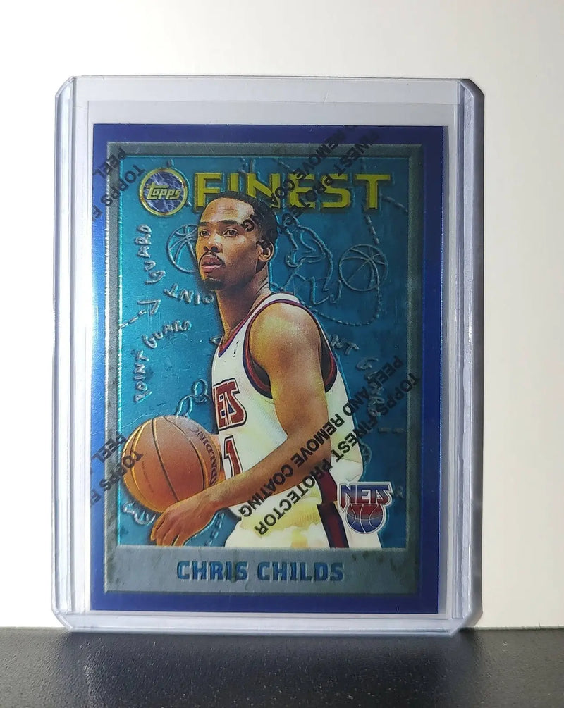 Chris Childs 1995-96 Topps Finest NBA #188 Card New Jersey Nets