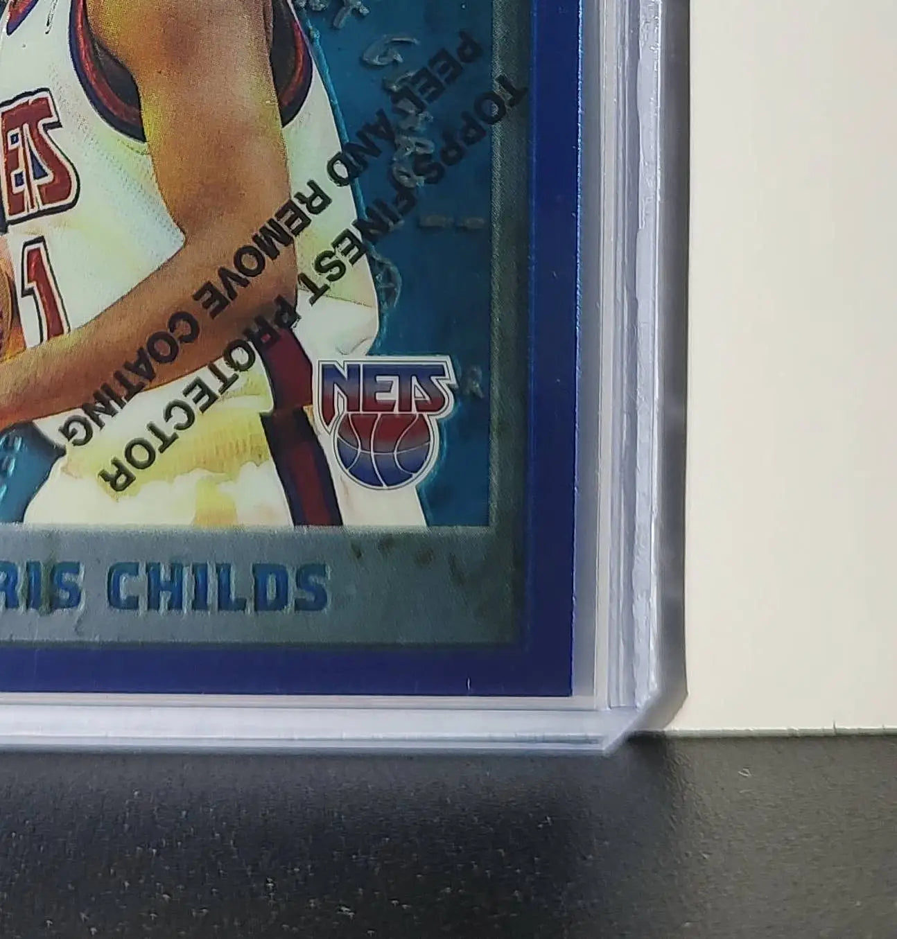 Chris Childs 1995-96 Topps Finest NBA #188 Card New Jersey Nets
