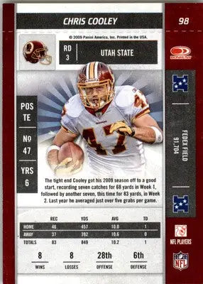 Chris Cooley - 2009 Playoff Contenders - #98 - Football - Football Card Single