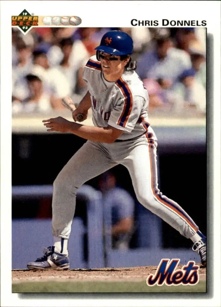 Chris Donnels 1992 Upper Deck MLB #44 Baseball Card New York Mets - Baseball Card Single