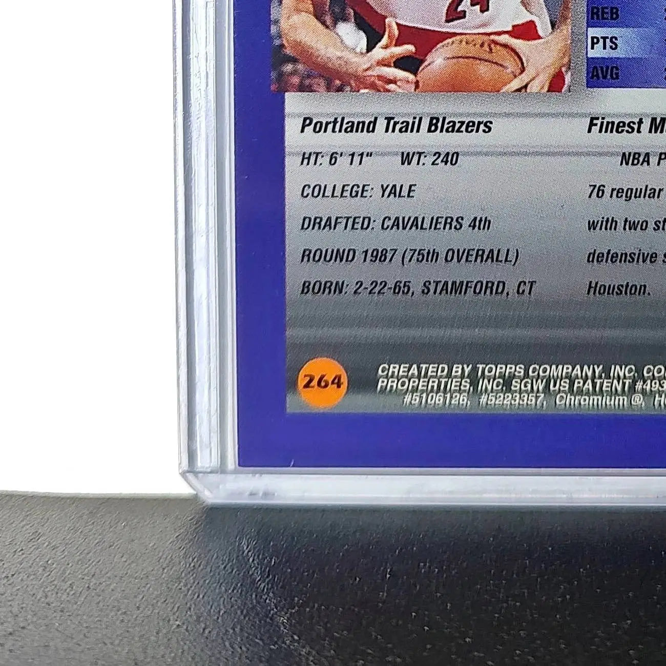Chris Dudley 1994-95 Topps Finest #264 Basketball Card