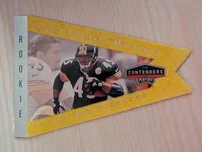 Chris Fuamatu-Ma’afala 1998 Playoff Contenders Pennants Yellow Felt #75 RC - Football Card Single