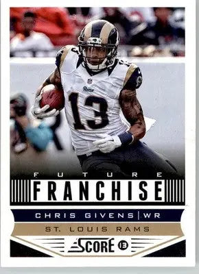 Chris Givens - 2013 Score - #324 - Football - Football Card Single