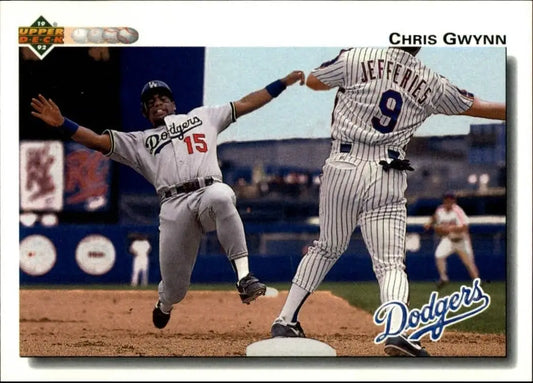 Chris Gwynn 1992 Upper Deck MLB #689 Baseball Card Los Angeles Dodgers - Baseball Card Single