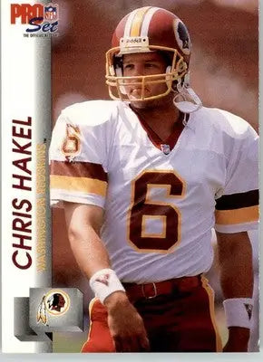 Chris Hakel - 1992 Pro Set - #676 - RC Football - Football Card Single