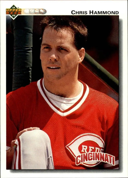 Chris Hammond 1992 Upper Deck MLB #105 Baseball Card Cincinnati Reds - Baseball Card Single