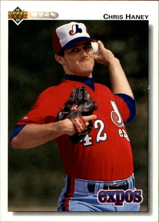 Chris Haney 1992 Upper Deck MLB #662 Baseball Card Montreal Expos - Baseball Card Single