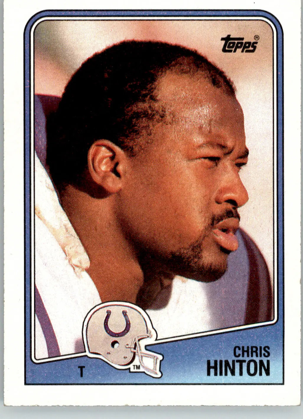 Chris Hinton - 1988 Topps - #123 - Football