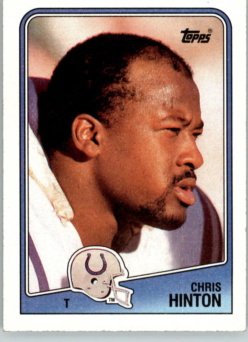 Chris Hinton - 1988 Topps - #123 - Football