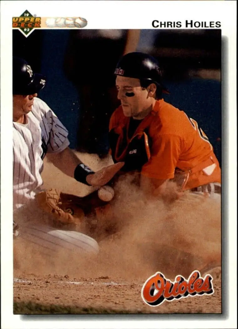 Chris Hoiles 1992 Upper Deck MLB #183 Baseball Card Baltimore Orioles - Baseball Card Single