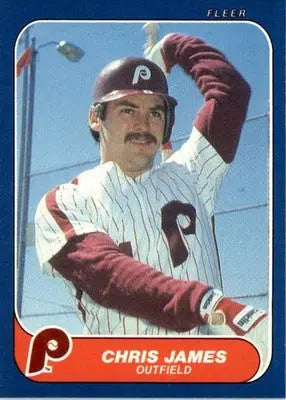 Chris James - 1986 Fleer Update - #U-55 - Baseball - Baseball Card Single