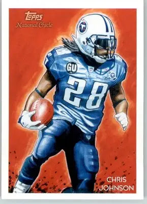 Chris Johnson - 2009 Topps National Chicle - #C110 - Football - Football Card Single