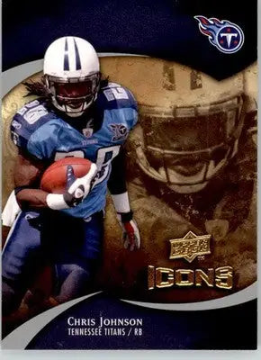 Chris Johnson - 2009 Upper Deck Icons - #98 - Football - Football Card Single