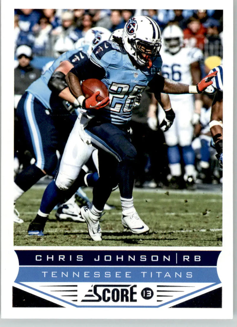 Chris Johnson - 2013 Score - #211 - Football - Football Card Single