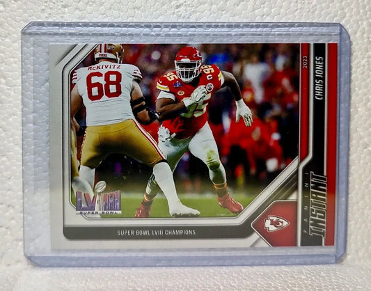 Chris Jones 2023 Panini NFL Superbowl Champions #22 Card Kansas City Chiefs - Football Card Single