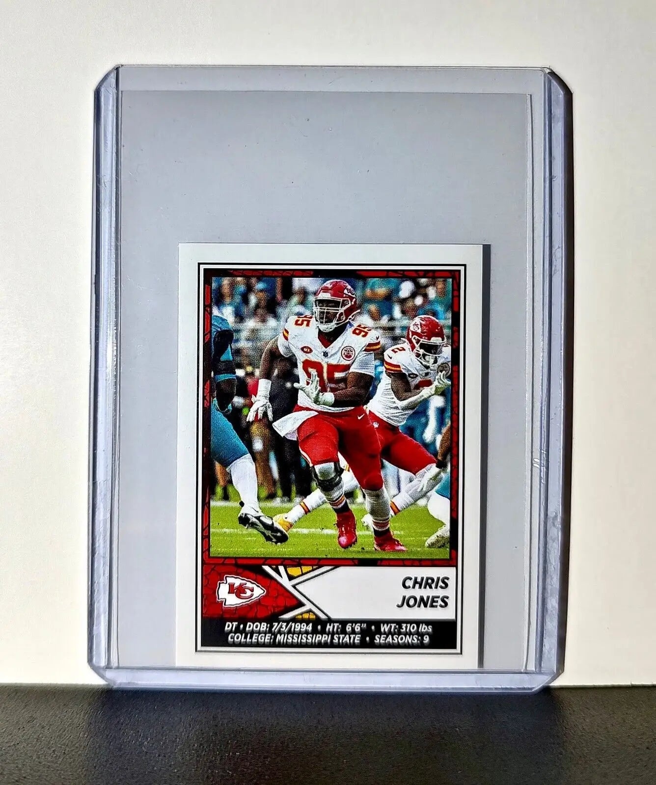 Chris Jones 2024 Panini NFL Sticker #256 Kansas City Chiefs