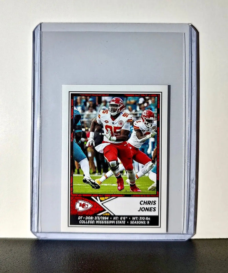 Chris Jones 2024 Panini NFL Sticker #256 Kansas City Chiefs