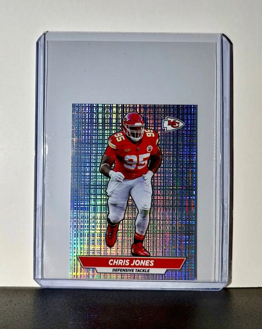 Chris Jones 2024 Panini NFL Sticker #264 Foil Kansas City Chiefs - Football Card Single