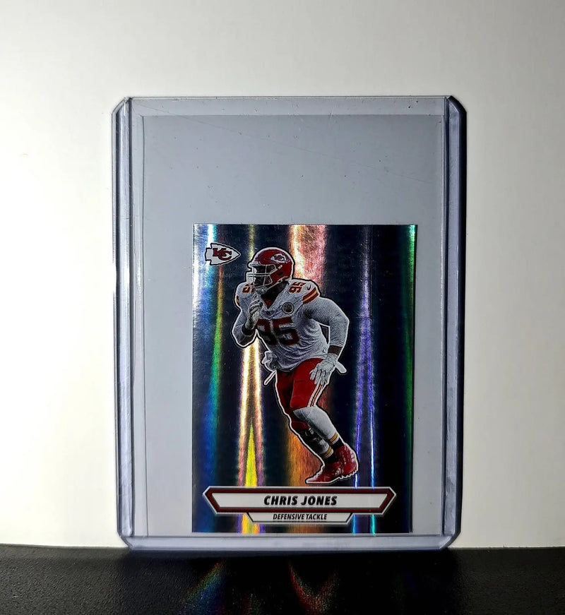 Chris Jones 2025 Panini NFL #247 Foil Sticker Kansas City Chiefs