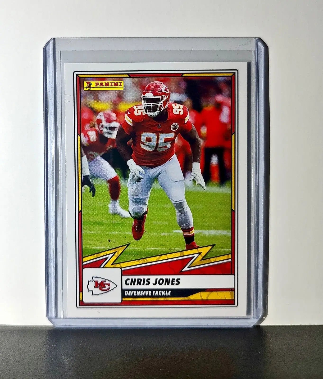 Chris Jones 2025 Panini NFL #47 Sticker Card Kansas City Chiefs