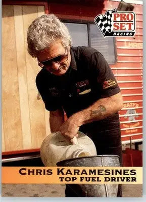 Chris Karamesines - 1992 Pro Set NHRA - #176 - Racing - Racing Card Single