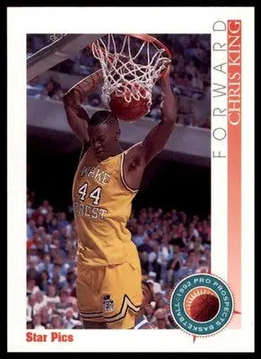 Chris King 1992 Star Pics #14 Wake Forest Demon Deacons - Basketball Card Single