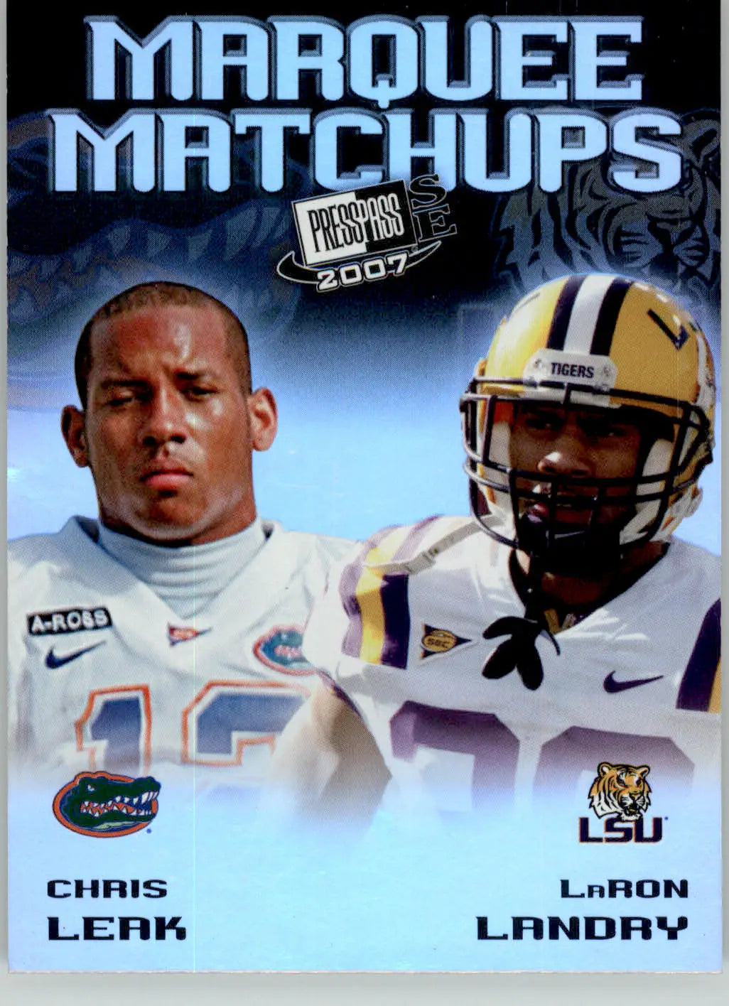 Chris Leak / LaRon Landry - 2007 Press Pass SE - #MM-10 - Marquee Matchups - Football Card Single