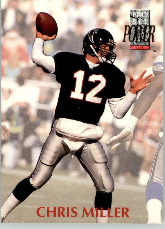 Chris Miller - 1992 Pro Set Power - #112 - Football - Football Card Single