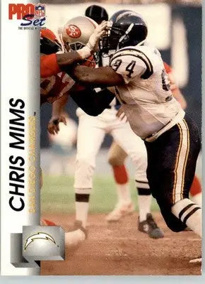 Chris Mims - 1992 Pro Set - #640 - Football - Football Card Single