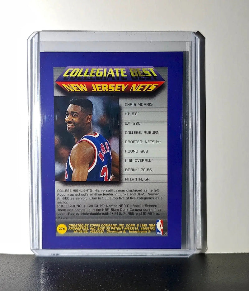 Chris Morris 1994-95 Topps Finest #276 Collegiate Best