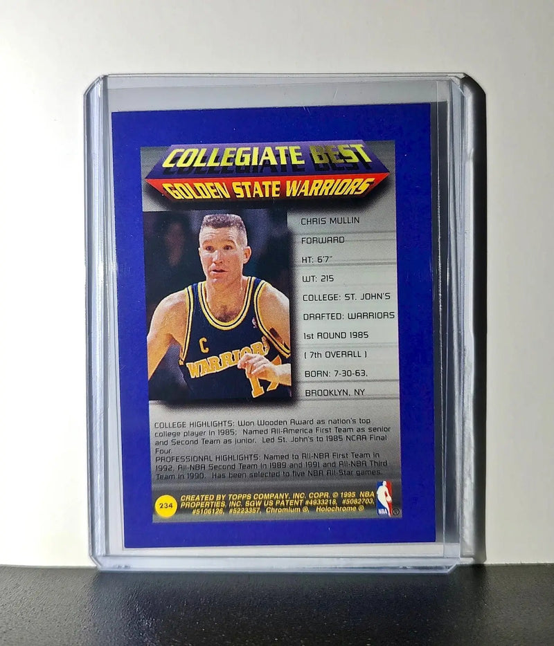 Chris Mullin 1994-95 Topps Finest #234 Collegiate Best