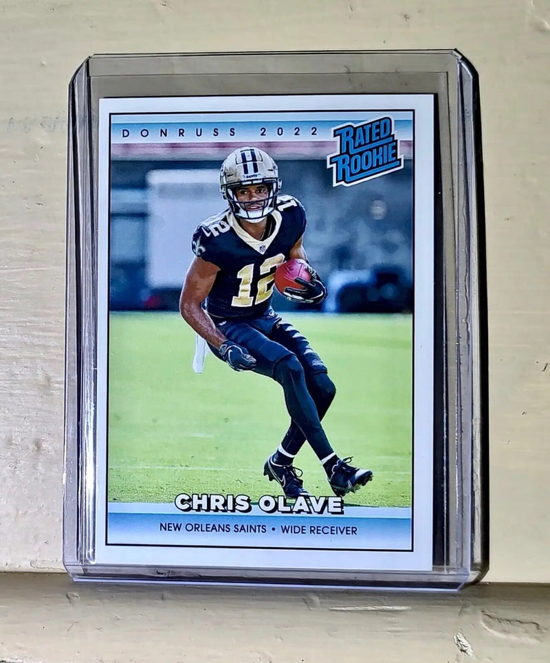 Chris Olave 2022 NFL Panini #6 Rated Rookie Retro Football Card 1/4094 - Football Card Single