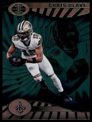 Chris Olave 2024 Panini Illusions Emerald Trophy Collection #61 NO Saints - Football Card Single