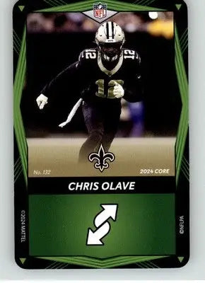 Chris Olave - 2024 UNO Elite Core Edition - Green - #132 - Football - Football Card Single
