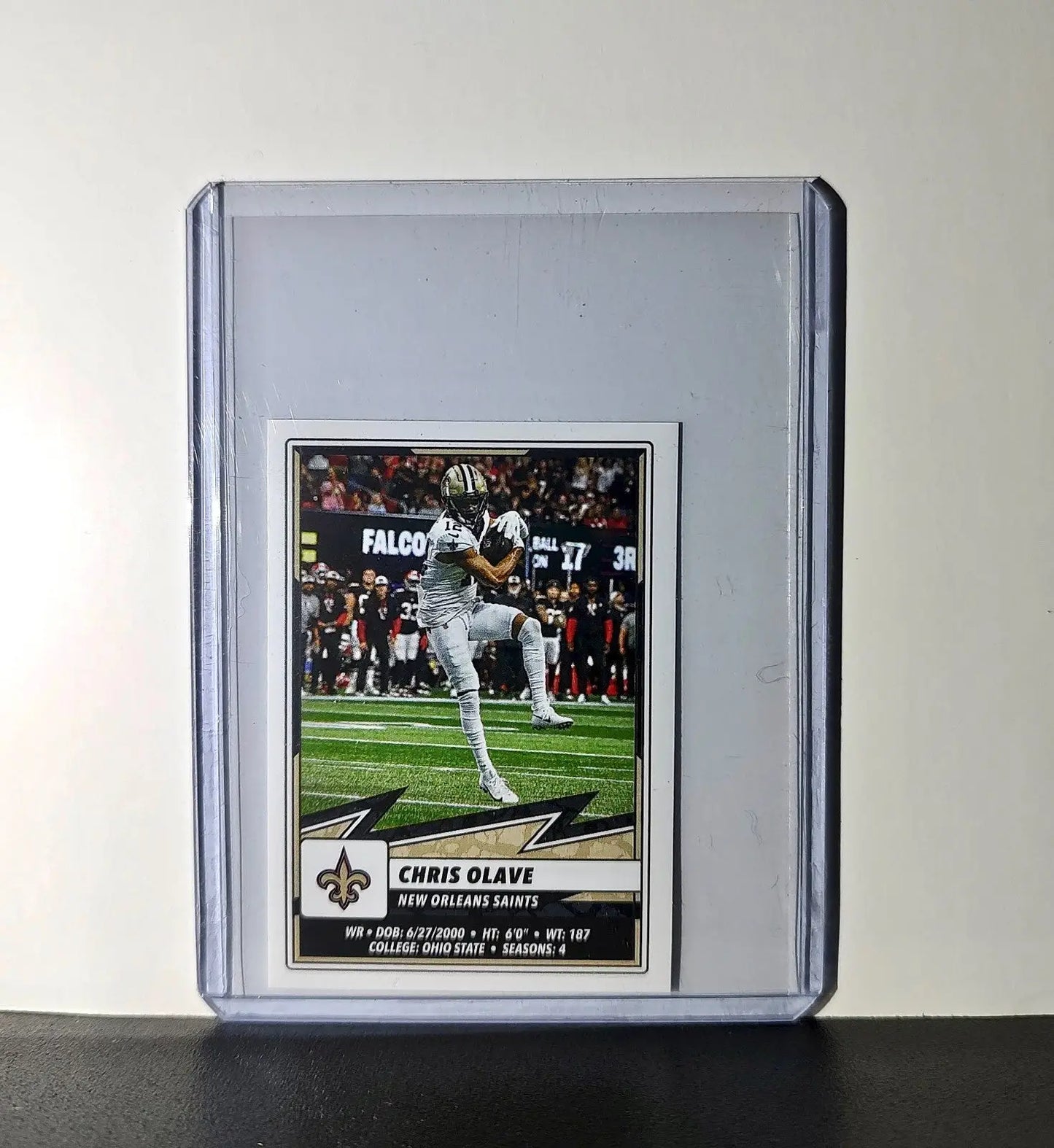 Chris Olave 2025 Panini NFL #458 Sticker New Orleans Saints