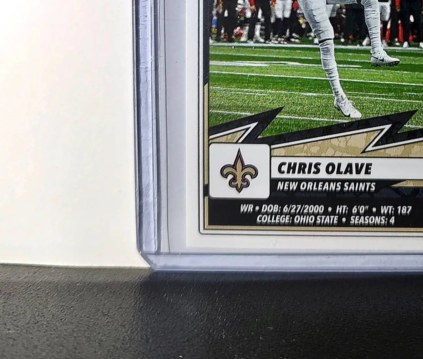 Chris Olave 2025 Panini NFL #458 Sticker New Orleans Saints