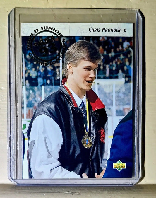 Chris Pronger 1992-93 Upper Deck World Junior Championships #591 Hockey Card - Hockey Card Single