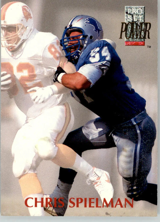 Chris Spielman - 1992 Pro Set Power - #54 - Football - Football Card Single