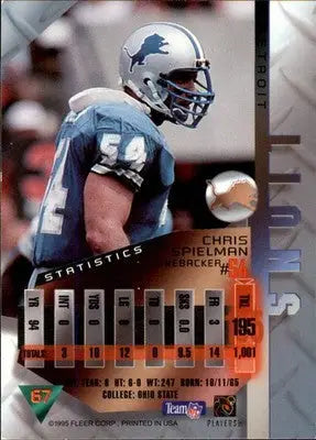 Chris Spielman - 1995 Fleer Metal - #67 - Football - Football Card Single