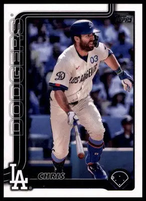 Chris Taylor 2025 Topps #53 Los Angeles Dodgers - Baseball Card Single