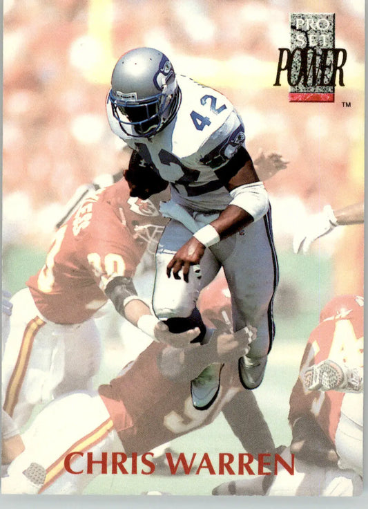 Chris Warren - 1992 Pro Set Power - #142 - Football - Football Card Single