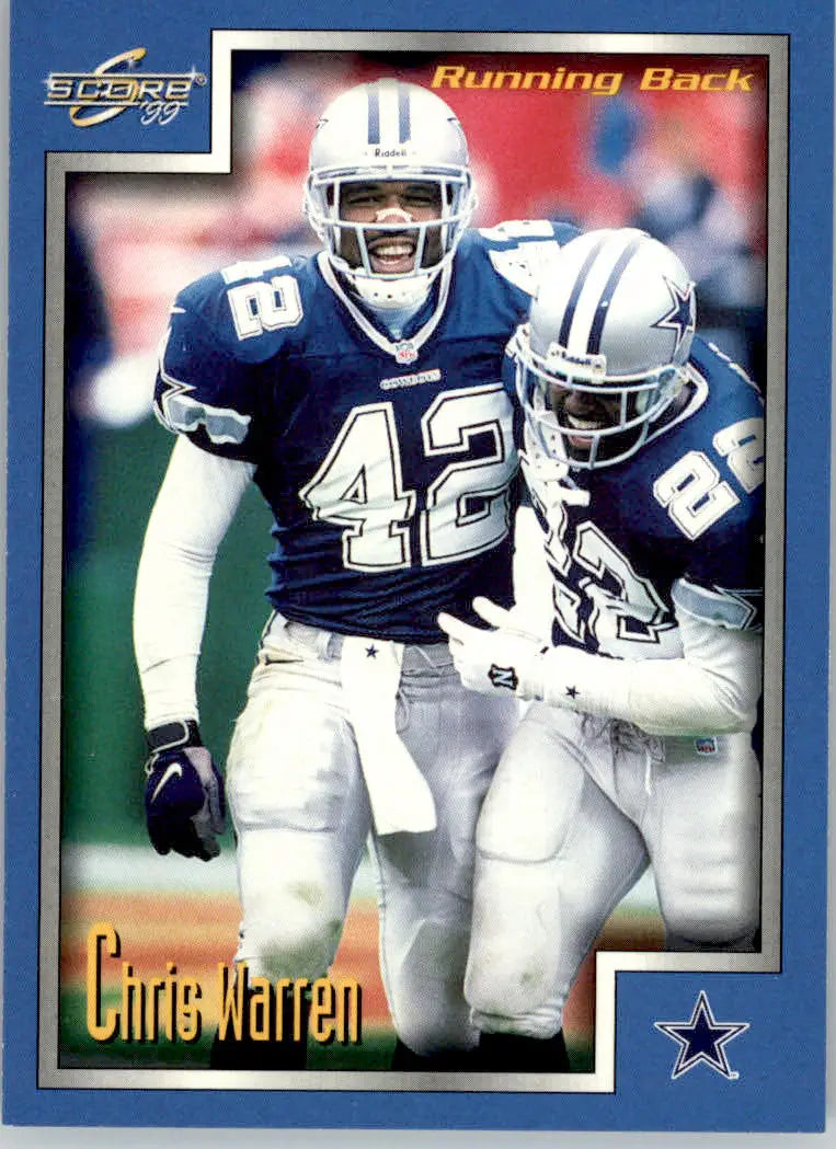 Chris Warren - 1999 Score - #68 - Football - Football Card Single