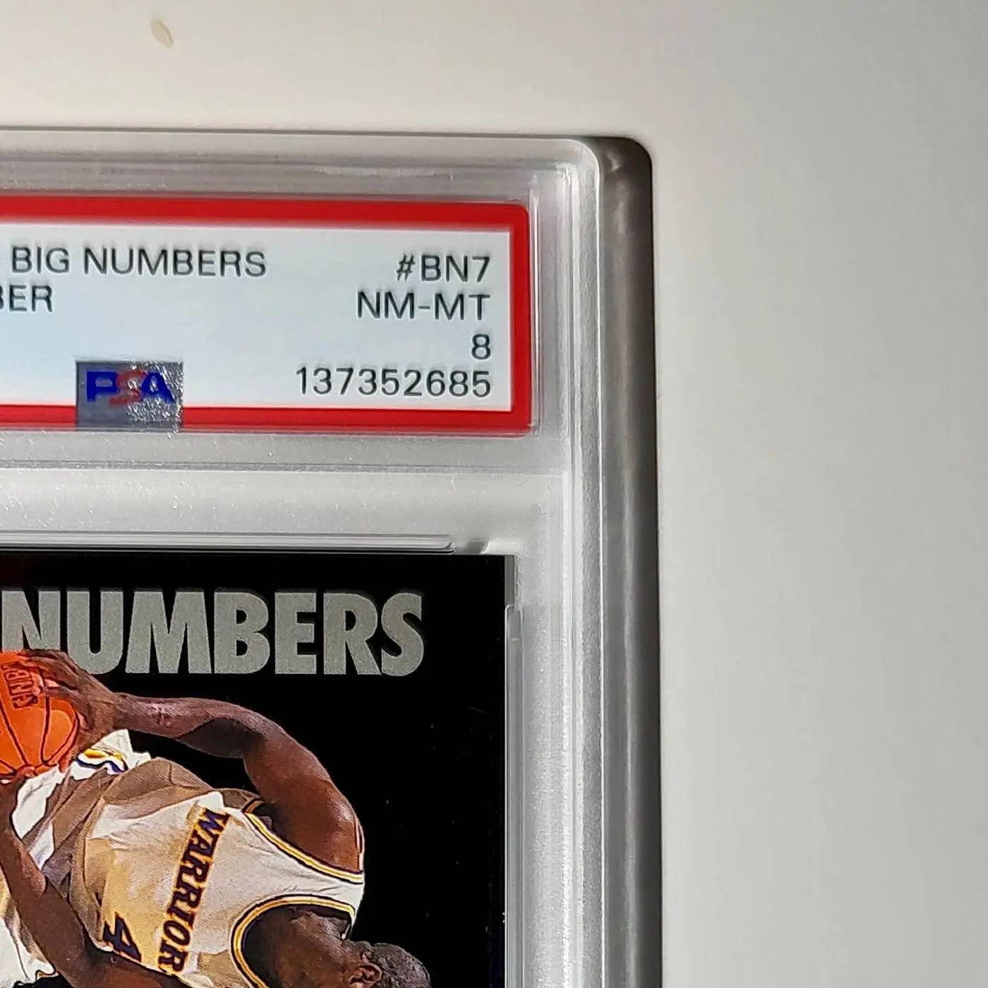 Chris Webber 1994 NBA Hoops Big Numbers #BN7 Rainbow PSA 8 NM-MT - Basketball Card Single