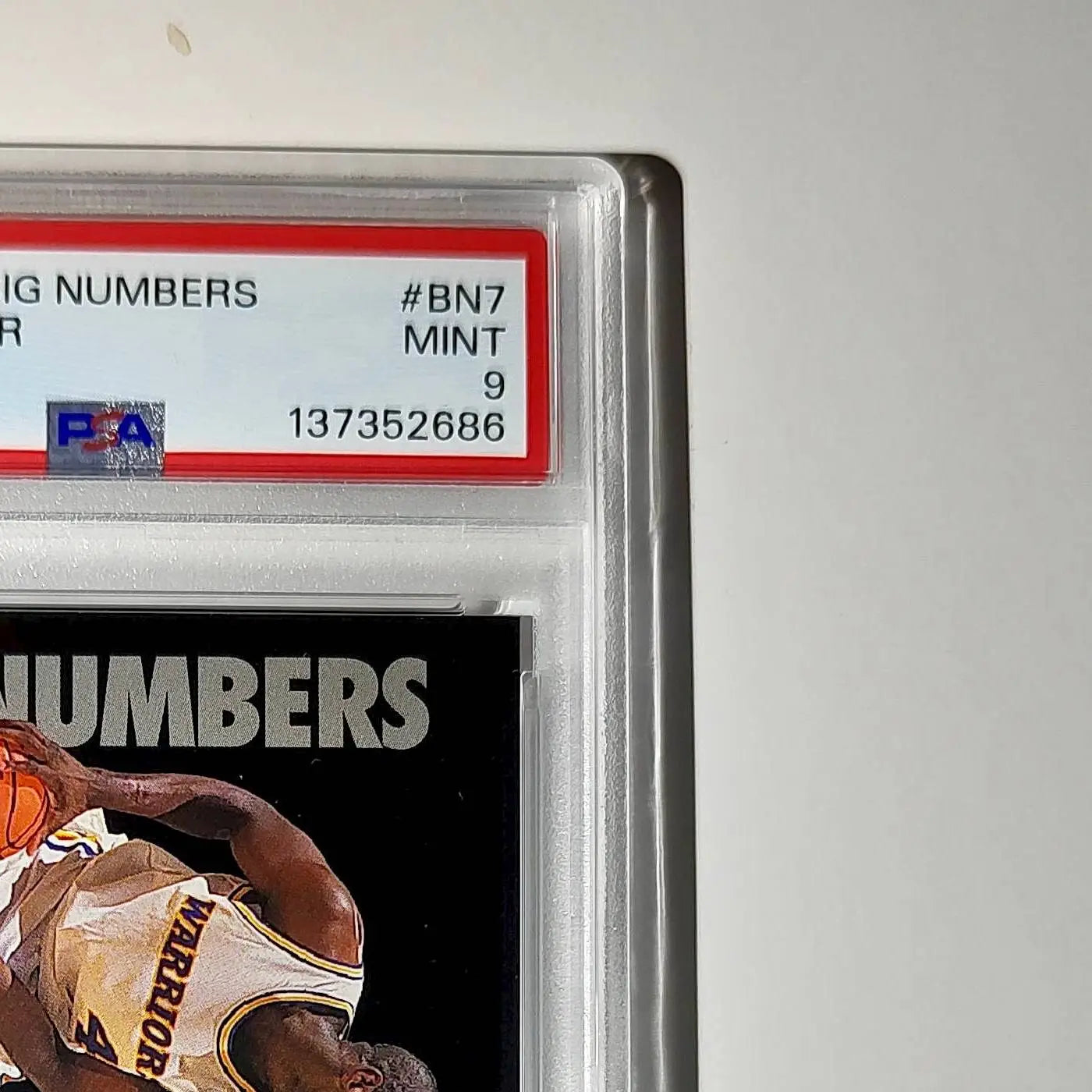 Chris Webber 1994 NBA Hoops Big Numbers #BN7 Rainbow PSA 9 Mint - Basketball Card Single