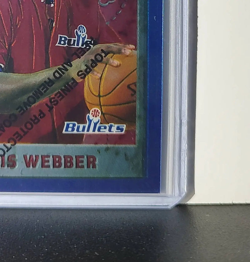 Chris Webber 1995-96 Topps Finest NBA #144 Card Bullets