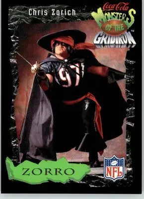 Chris Zorich - 1994 Coca-Cola Monsters of the Gridiron - #5 - Football - Football Card Single